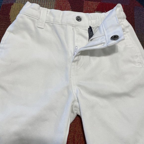 Nautica Toddler Boys White Cotton Shorts Elastic Waist And Pockets Size 18 Month - Picture 3 of 7